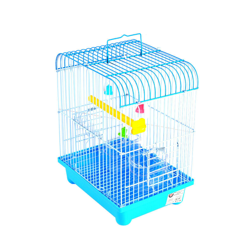 Small Birds Cage for Budgie Finch Canary Parakeet Indoor Iron Metal Cage 22X27Cm