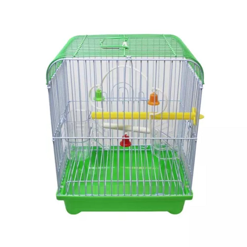Small Birds Cage for Budgie Finch Canary Parakeet Indoor Iron Metal Cage 22X27Cm